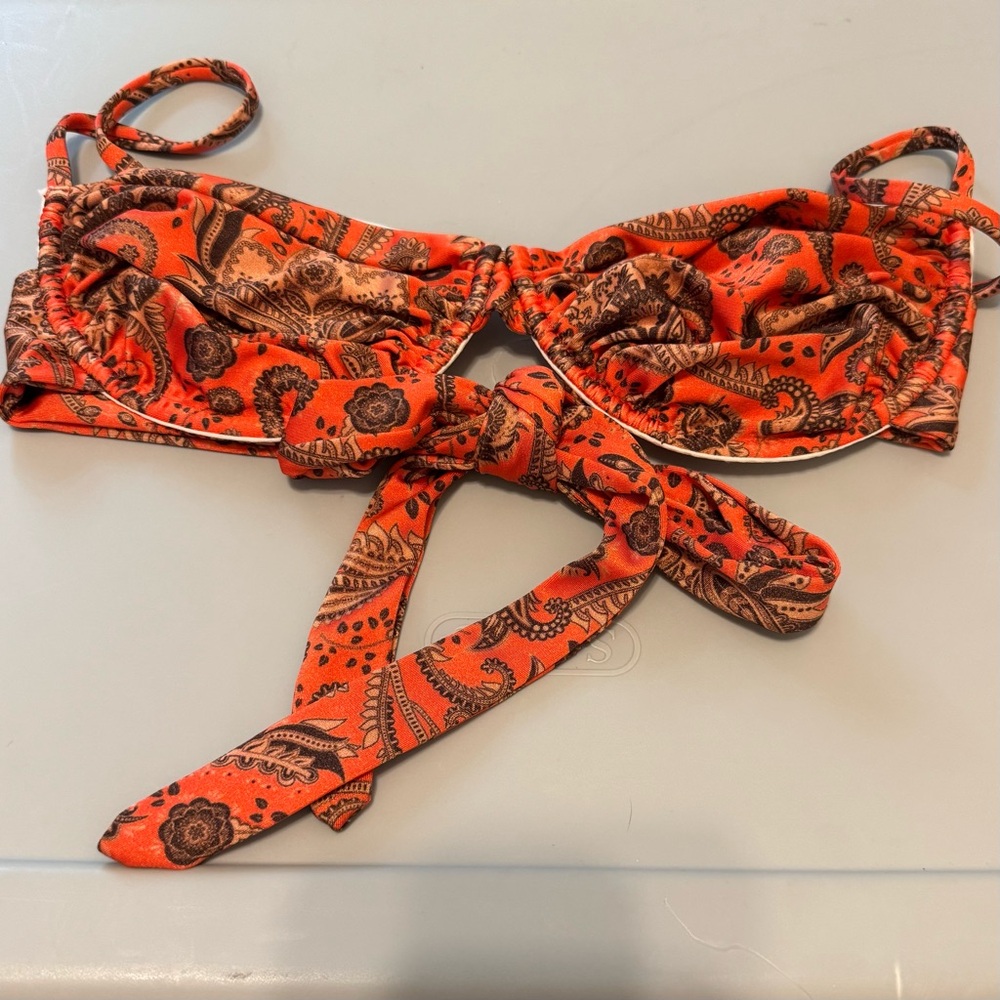 iNAMORATA Orange and Brown Bikini